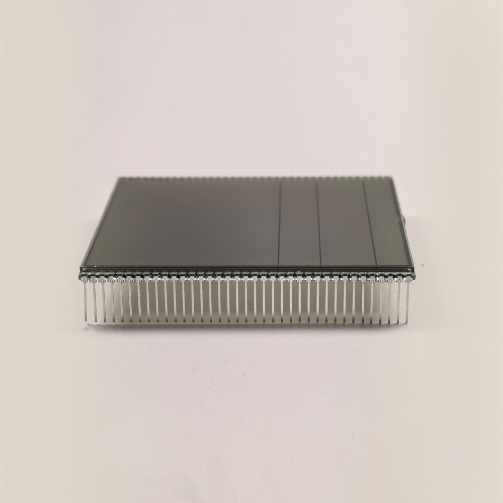 Factory Customized Size TN 7 Segment LCD Display Monochrome Transimissive Module Transparent Character For Thermostat