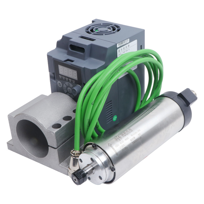 Buy cheap CNC Machine Air Cooled Round Spindle Motor Kit with 800W Power and 24000RPM Speed product