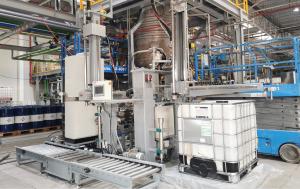 Buy cheap High Viscosity Patented Drum Decanting Unit DDU Automatic 200L Barrel / IBC product