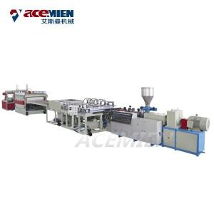 China Celuka Kitchen Cabinets PVC Foam Board Machine , Plate Crust Wpc Board Machine on sale