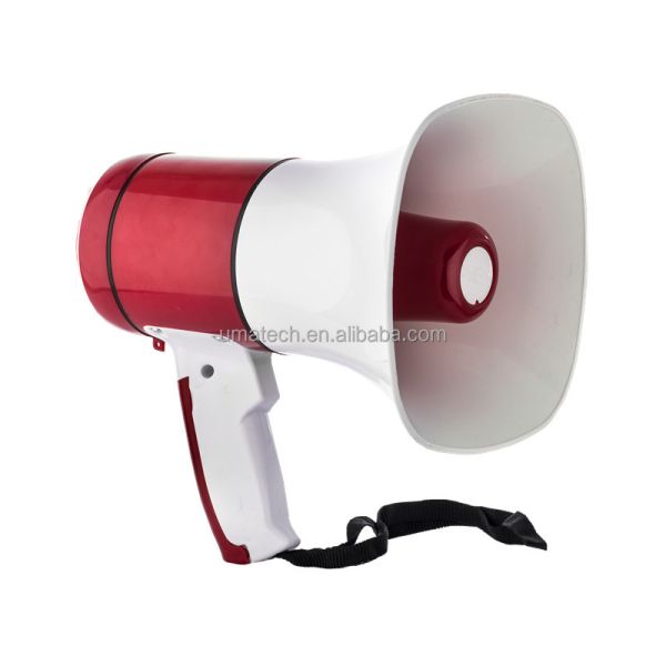 Power Source Battery 20W 30W Waterproof Handheld Megaphone Loudspeaker with USB