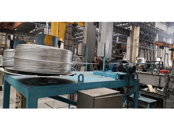 Quality Automation Rod Feeding Unit With 2 Rods Feed For 8-13mm AlTiB Rod for sale