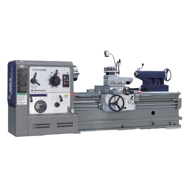 SMTCL Horizontal Lathe CW6163B Metal Manual Lathe 1000mm Spindle Bore 104 Heavy
