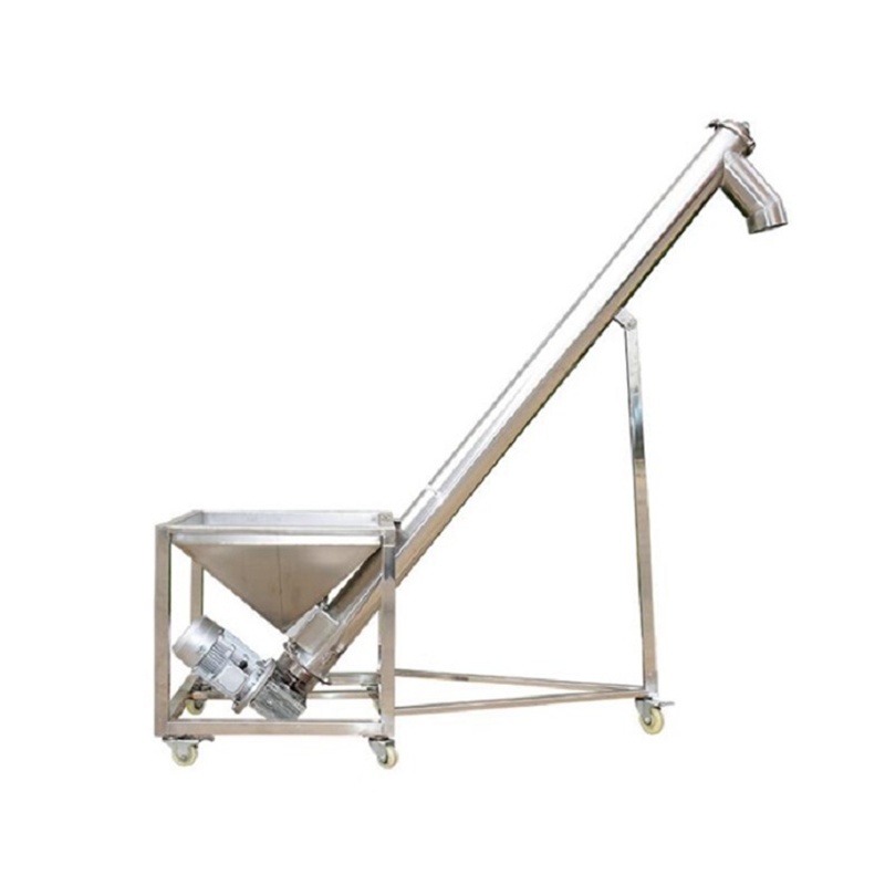 OEM Custom Industrial Powder Flexible Cement Spiral Sawdust Screw Conveyor Auger