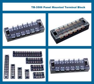 Buy cheap 25A 12 Pole Terminal Block 230V 400V 660V Fixed Barrier Screw Plate Mount product