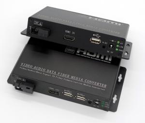 Buy cheap HDMI USB fiber converter 20km with keyboard and mouse resolution 1920 x 1200 product