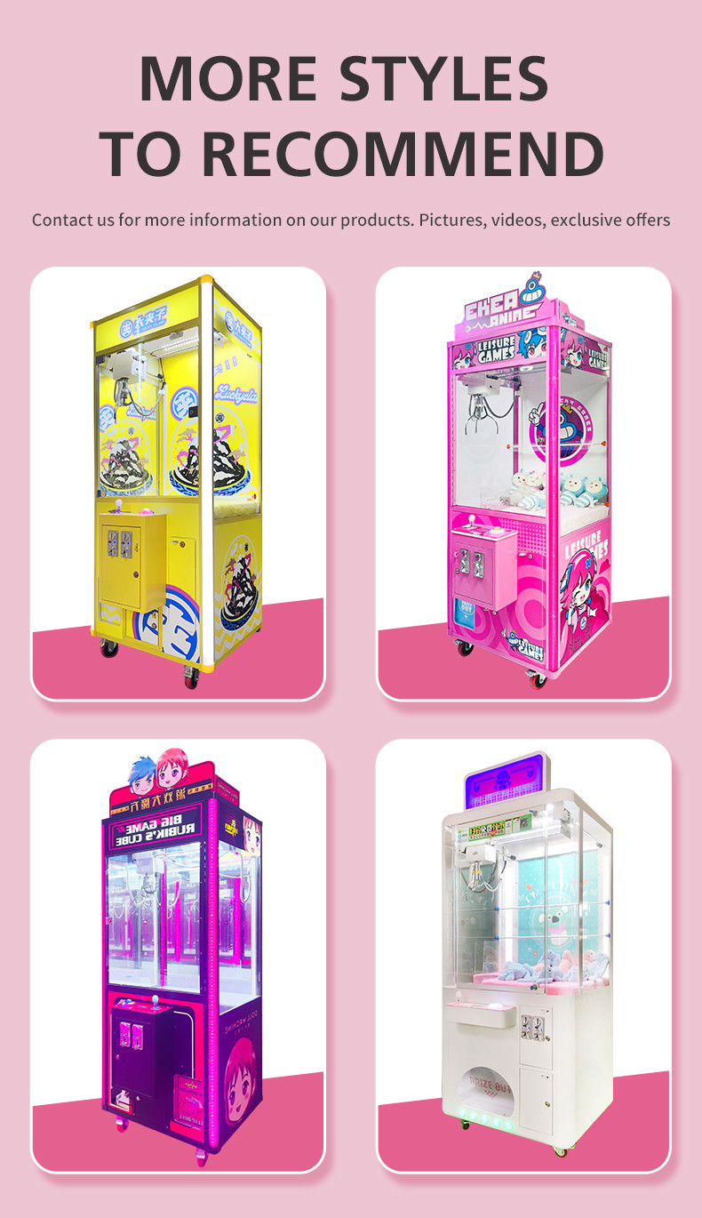Coin Operated Crane Claw Machine For Sale Plush Toys For Claw Machine Toy Crane Machine