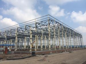 China Modular Steel Structure Workshop Prefab Industrial Buildings on sale