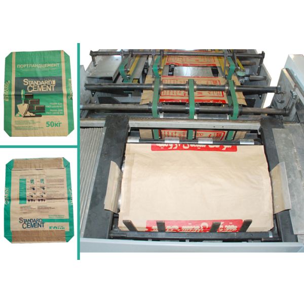 Automatic Valve Open and Auto Glue Bottomer Machine for 400mm - 600mm Width Tube