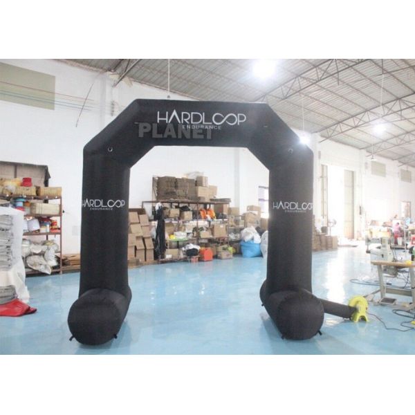 Oxford Mini Advertising Cartoon Inflatable Entrance Arch Outdoor Black