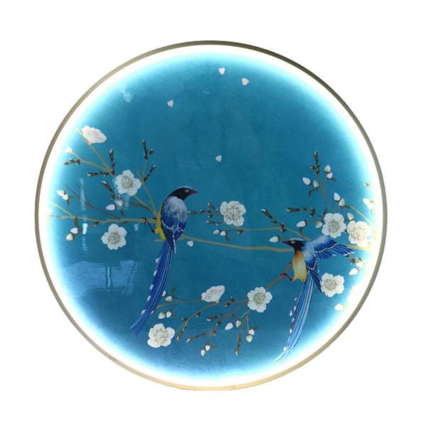 Quality 6063 T5 Brushed Surface Aluminium Mirror Frame Profile For LED Picture Photo for sale
