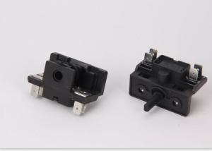 China Mini Oven Selector Switch Pa66 Iron Terminal 16A Black 4 Heat Output on sale