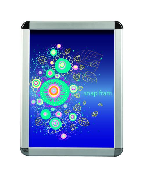Quality Advertising Silver Snap Frame Poster Holder Mitred Corner Various Size for sale