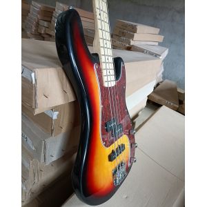 Custom 4 Strings in Tobacco Sunburst Electric Bass Maple Fretboard
