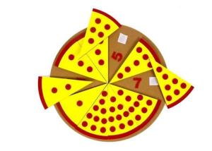 Pizza Design Felt Cloth Crafts Safe For Kids Early Learning Knowledge