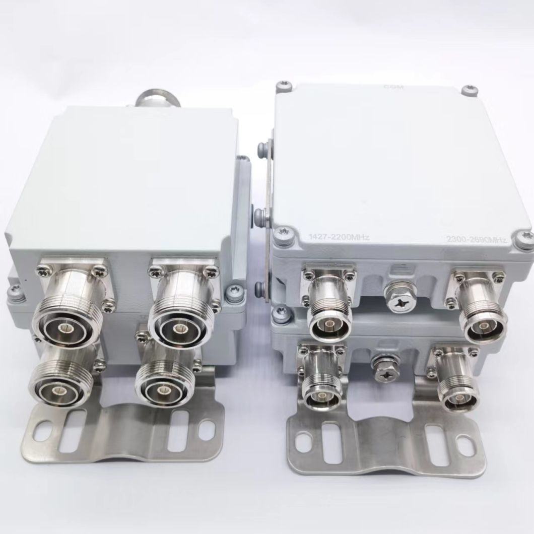UHF Triplexer 698-960 1710-2170MHz, 100W Duplexer with N-Female/BNC-Female for in-Building Solutions