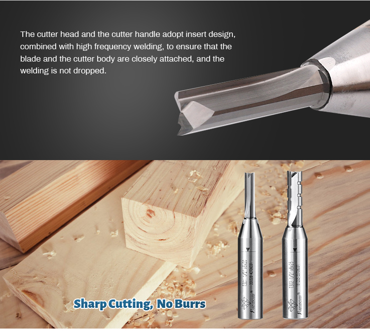 Rustproof Antiwear CNC Straight Cut Bit Router Portable Durable