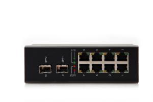 China 10/100/1000M 8 Ports Industrial Ethernet Switch , DIN Rail Mount managed switch on sale