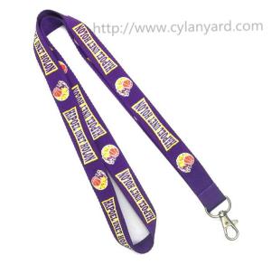 China Promotional neck lanyards with metal clasp hook, China lanyard factory for custom lanyards on sale