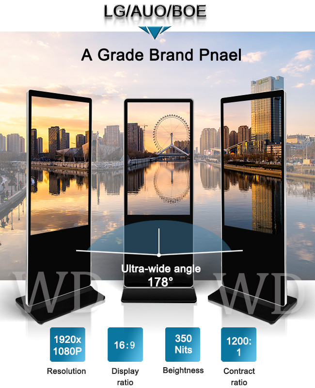 Digital Menu Boards Digital Signage For Restaurant HD Display Video Music Image