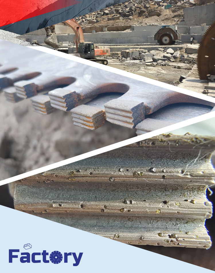 Customized Advantage Diamond Segment Welding for Quarring Longer Service Life
