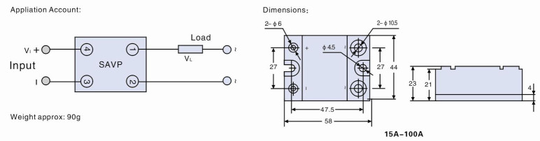 40A High Power SCR Voltage Regulator