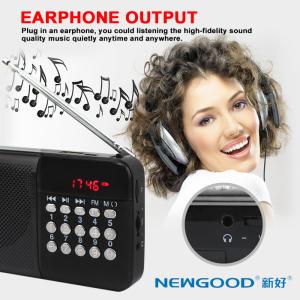 China SD card plug in NEWGOOD digital radio music player speaker on sale