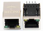 THT Soldering Right Angle RJ45 8 Pin Connector Tab Down For PC Mainboard