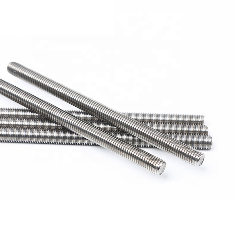 Customized Colors Threaded Rod for Metric Thread Inserts Uns S32750 S32760 Stud Bolt AISI 2507 F53 F55 Stainless Steel