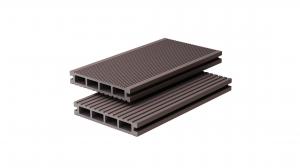 China 2.9M Recycled Hollow Core Composite Decking 150x25 Mm Plastic Wood Patio Deck on sale