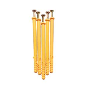 Multi Size Tube 8mm Plastic Expansion Screw Wall Plug Anchor