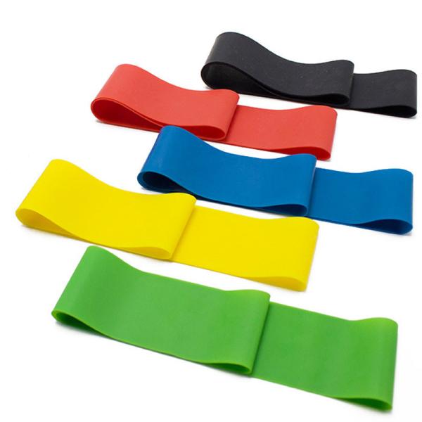 Quality 17.8cm*0.8cm Natural Latex Resistance Bands X Light ZHIHUI for sale