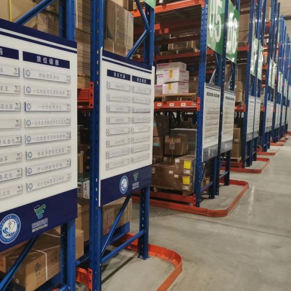 Customized Vna Pallet Racking For Goods Storage In Warehouse Environment