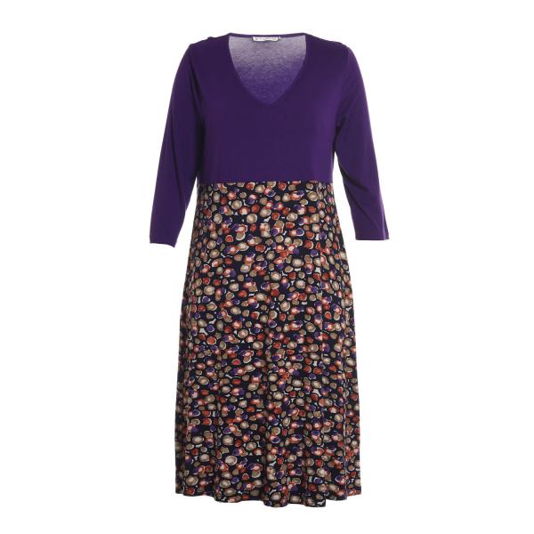 Quality Cotton And Chiffon Women'S Plus Size Casual Long Dresses For Spring Autumn for sale