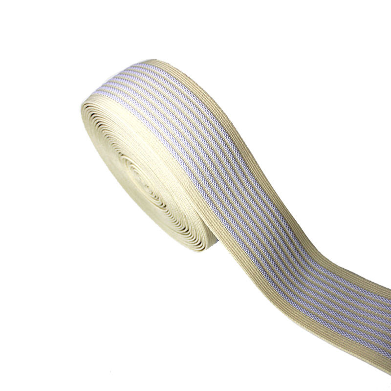 High Elasticity Woven Non-Slip Elastic Band 38mm Polyester Exercise Webbing For Ski Wear