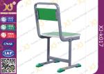 Height Adjustable Wooden Top Student Table And Chair Set With Book Hook