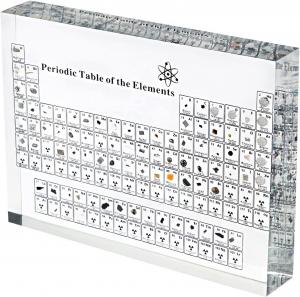 Buy cheap Craft Crystal Acrylic Building Block Design Periodic Table of Elements Real Material Craft School Education product