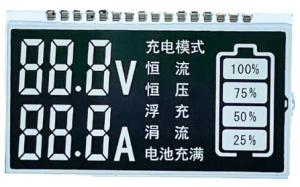 Buy cheap Customized Voltmeter LCD Display 6 O′Clock Segment LCD Display product