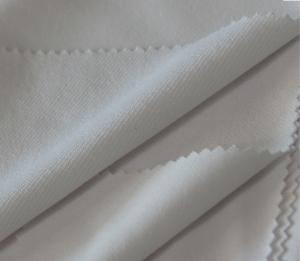 Lightweight Smooth Circular Knit Fabric 100% Polyester Waterproof For Running Coat