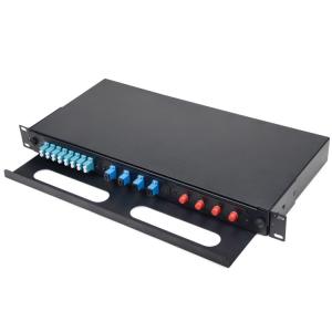 Buy cheap 19'' 1U ODF 24 Port SC Fiber Patch Panel Distribution Box SMC IP55 product