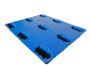 China Extrusion HDPE  Industrial Plastic Pallet Grid Deck Nestable Plastic Pallets on sale