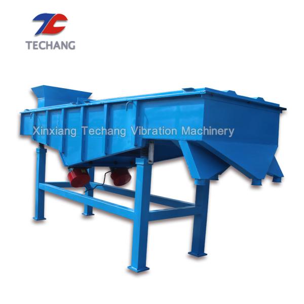 Quality Carbon Steel Linear Vibrating Screen , Sand Vibrating Screen Classifier for sale