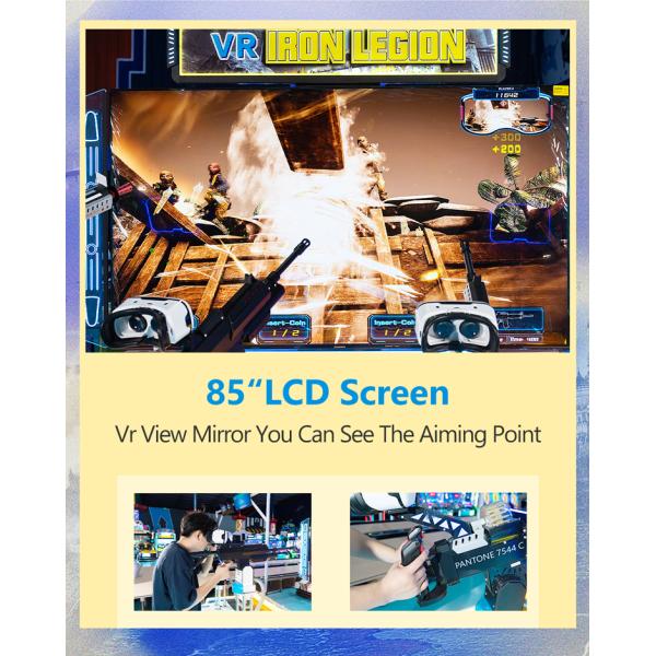 VR Shooting Simulator Amusement Park Coin-operated 4-person Shooting Game VR lron Legionv