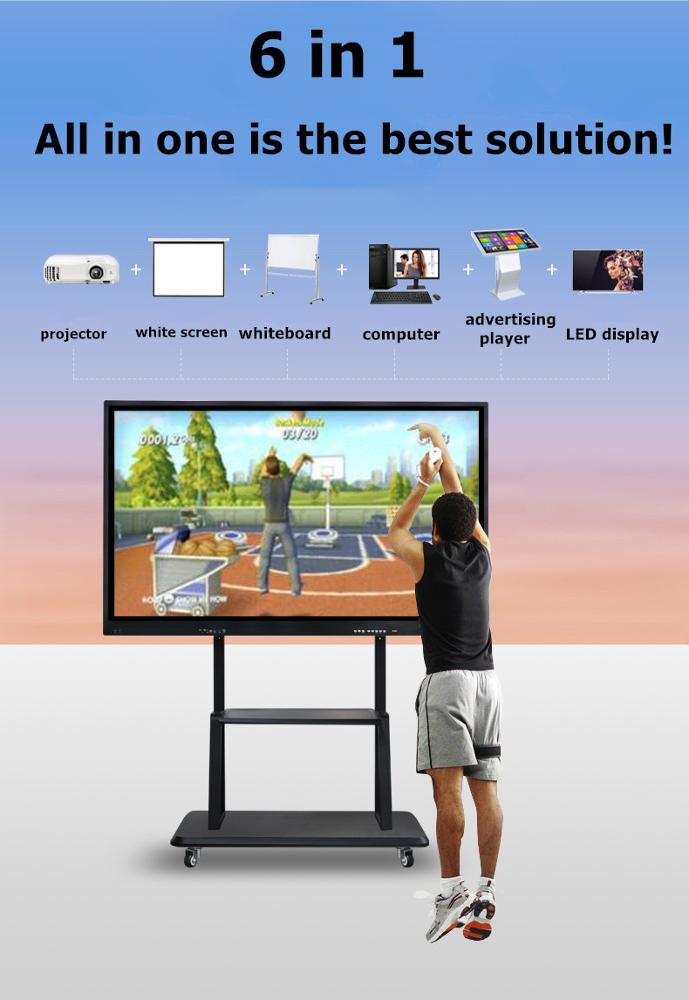 Large Touch Screen All In One Computer , 65 Inch Lcd All In One Touch Screen