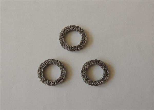 Quality Compressed Knitted Wire Mesh Washer Dia14mm 0.3mm SS Replacement Pressure Washer for sale