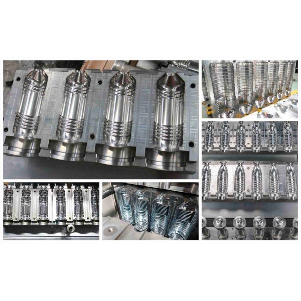 2 Cavity Chemical Bottle Blowing Machine 2200BPH Output Manual Hand Feeding
