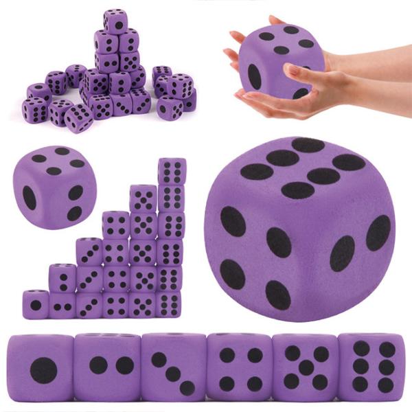 Quality Large Mathematical Eva Foam Classroom Dice Educational Toys For Classroom for sale