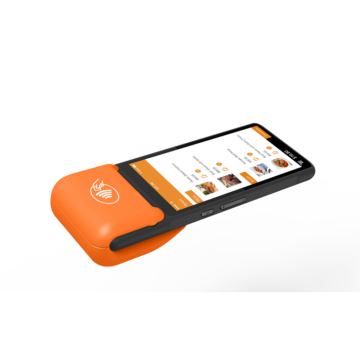 Smart Mobile Android Smart POS Terminal Touch Screen Handheld With Barcode Scanner