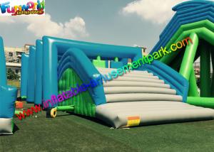 Buy cheap PVC Tarpaulin Inflatables Obstacle Course , Inflatable Running Obstacles product