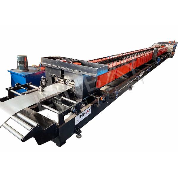 Galvanized Steel Panel Pallet Rack Roll Forming Machine 0.8mm Step Beam